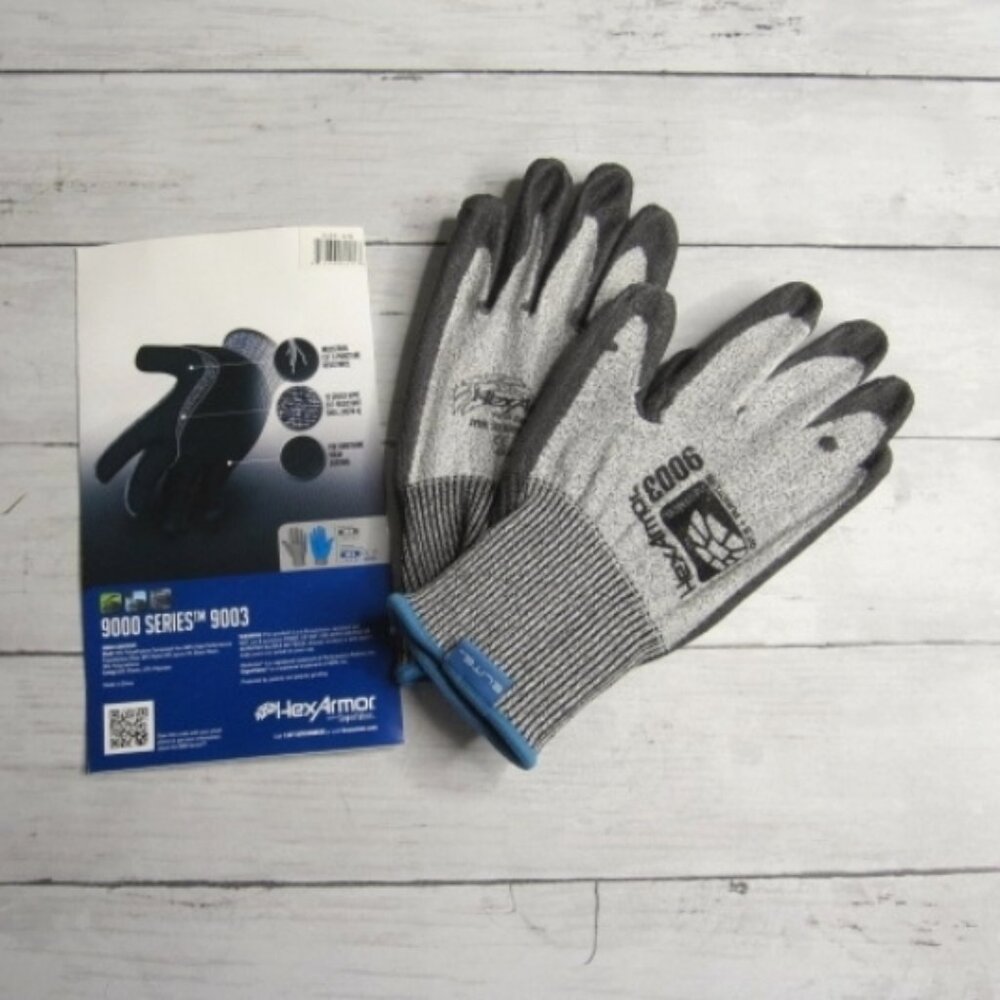 HexArmor Men's Size 8 M Work Gloves Cut Puncture Resistant Polyurethane Coated